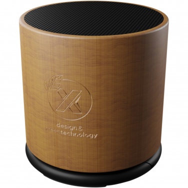Logotrade business gift image of: SCX.design S27 3W wooden ring speaker